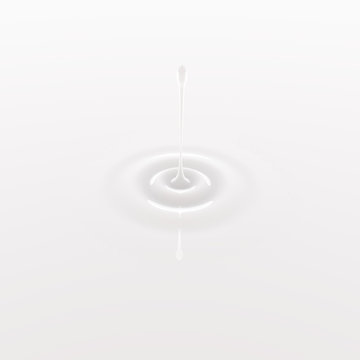 Milk droplet
