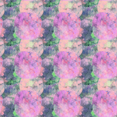 Seamless pattern with floral palette