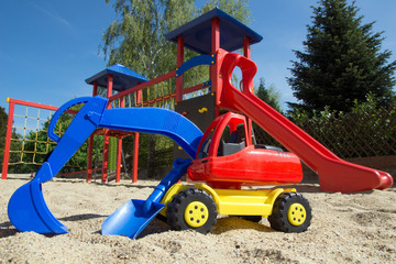 Sand toys / Sand toys in a sandbox