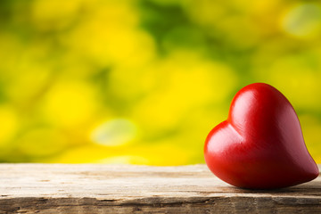 Heart. Greeting card.