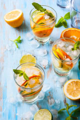  citrus water with mint