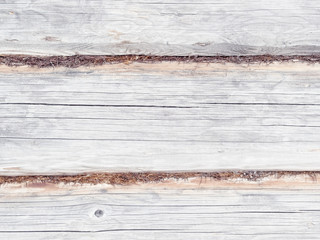 Wooden logs wall background