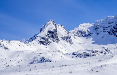 Koscielec peak in polish Tatras