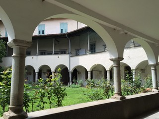 Cividale del Friuli, chiostro del Monastero Maggiore