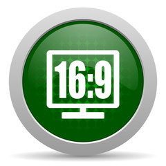 16 9 display icon
