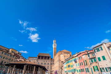 Obraz premium street view in Siena, Italy