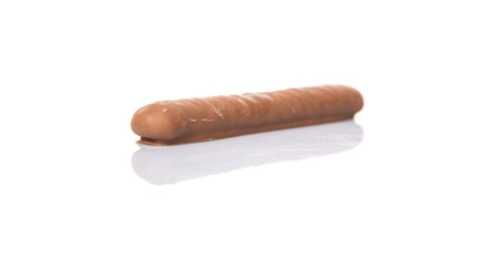 Chocolate coated finger biscuit 