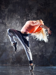 Young woman dancer