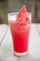 Smoothie water melon with slice water melon
