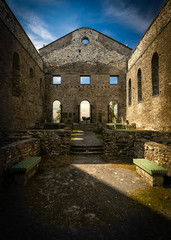 Ruins of St Raphael Church Interior
