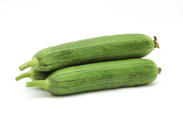 fresh nagled Loofah or angled gourd