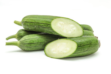 fresh nagled Loofah or angled gourd