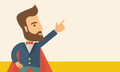 Superhero Businessman