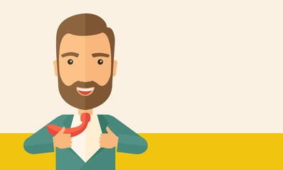 Working man to change his clothes