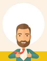 Working man to change his clothes