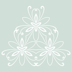 Floral Vector Abstract Pattern