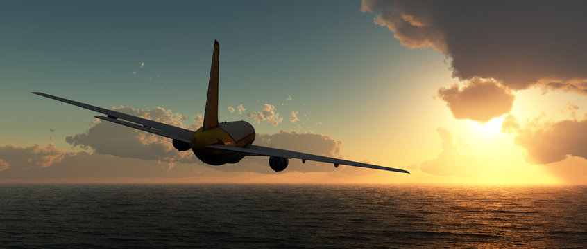 Fototapeta passenger plane