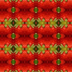 strawberry pattern background