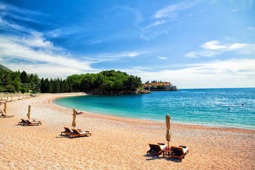 Obraz na płótnie Canvas Beach at Montenegro