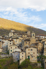 Fototapeta na wymiar Scanno in Abruzzo, Italia