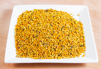 Bee pollen closeup .