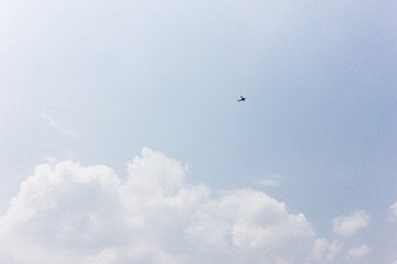 Bright blue skies and bright sun