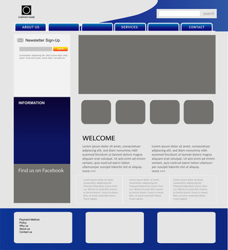 Website template
