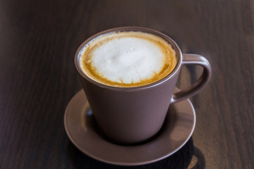 Coffee cup on the table