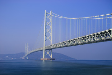 Naklejki  Most Akashi Kaikyo, Kobe, Japonia