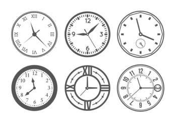 Wall clock vector set