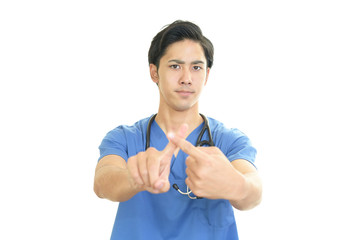 禁止の意思表示をする医師