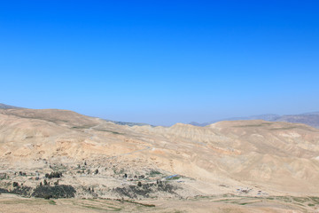 View of Jordanian desert