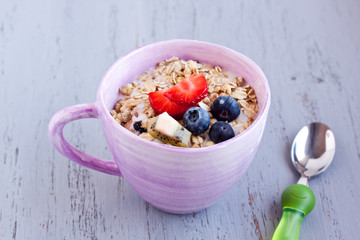 muesli with fruits