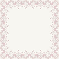 Floral Vector Fine Frame