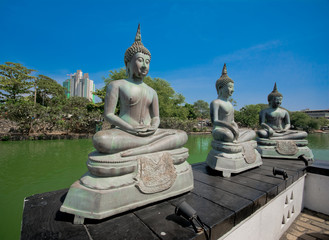 Obraz premium Gangarama temple, Colombo in Sri Lanka