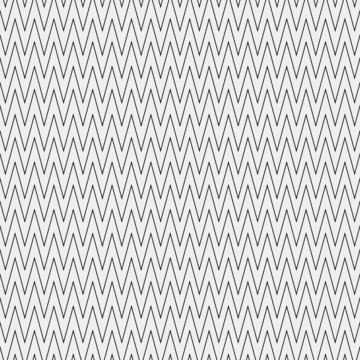 Seamless simple monochrome minimalistic pattern. Zig zag