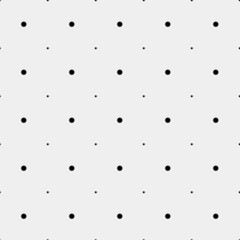 Pattern geometric seamless monochrome minimalistic dots