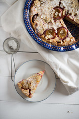 clafoutis with plums