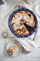 clafoutis with plums