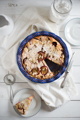 clafoutis with plums