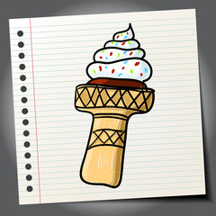 Doodle ice cream