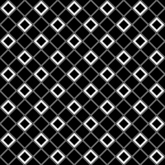 Abstract minimalistic black and white pattern rhombus