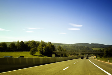 Fototapeta premium Car on the road