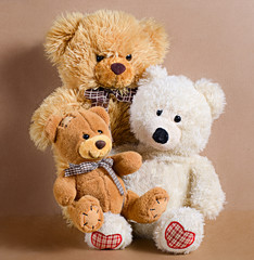 Three toy bears

