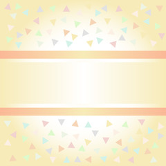 Triangle confetti background pattern