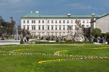 Naklejka premium Schloss Mirabell und Mirabellgarten | Salzburg