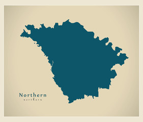 Modern Map - Northern MD