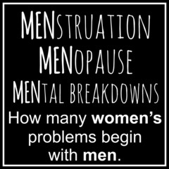 Funny, inspirational, vector quotation about women.