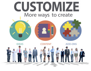 Customize Ideas Identity Individuality Innovation Personalize Co