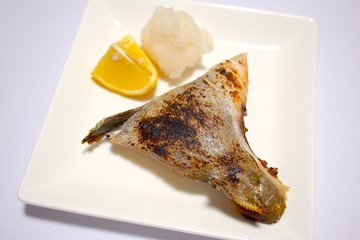 カンパチかまの塩焼き